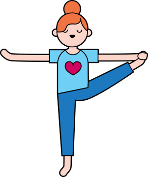 Autocollant Métier Yoga Position 4