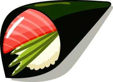 Autocollant Alimentation Japonais Sushi 9