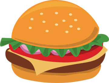 Autocollant Fast Food Hamburger 6