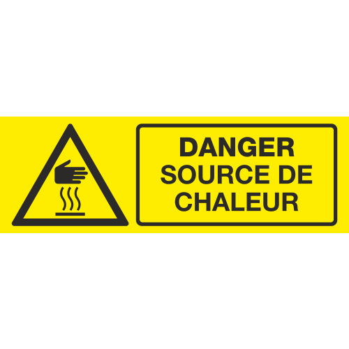 Panneau Danger source de chaleur - ref.d21286 | MPA Pro