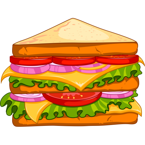  Autocollant  Fast Food  Sandwich 12 ref d12505 MPA Pro