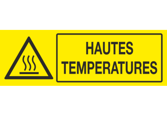 Panneau Hautes températures