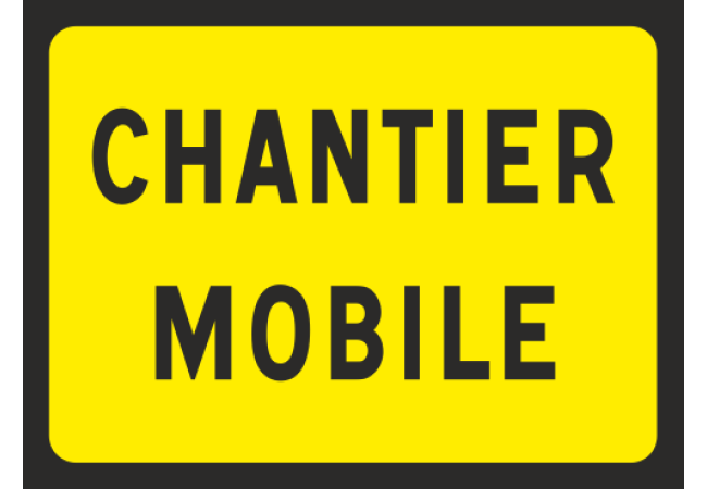Panneau Chantier mobile