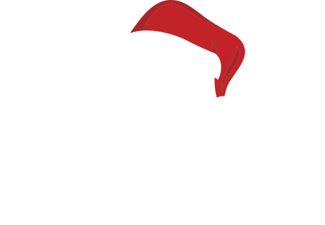 Sticker Vitrine Noël Tête Père Noël