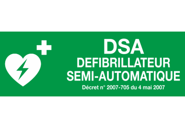 Panneau Defibrilateur DSA Defibrilateur Semi Automatique