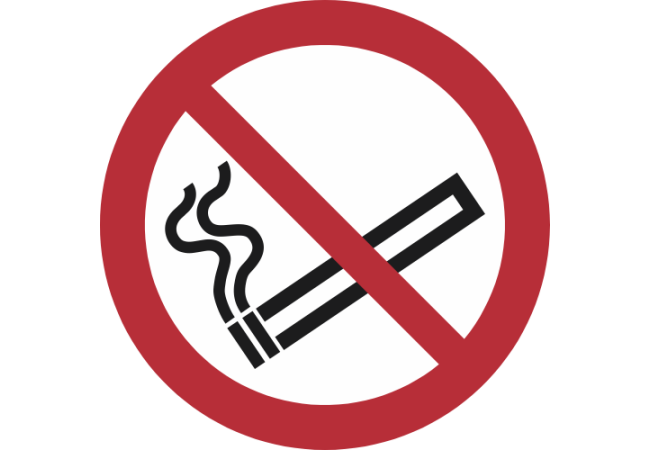 P002- ISO 7010 - Panneau Interdiction de fumer