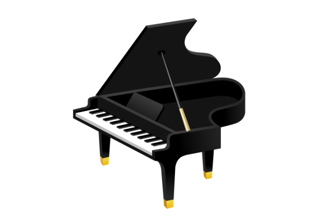 Sticker Musique Piano