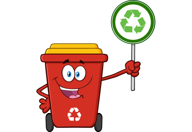 Autocollant Poubelle Respect Environnement Et Recyclage Stop 
