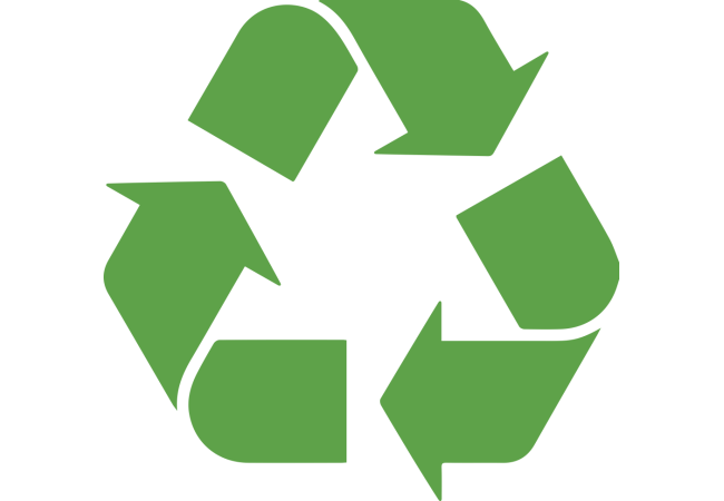 Autocollant Logo Recyclage
