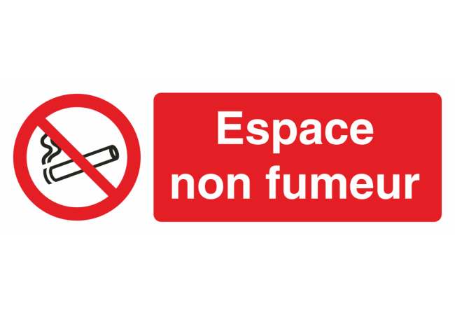 Autocollant Interdiction De Fumer Espace Non Fumeur