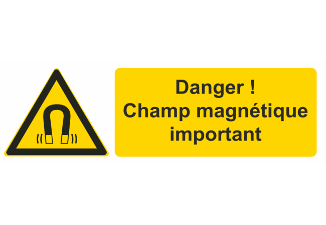 Autocollant Champ Magnétique Important 1