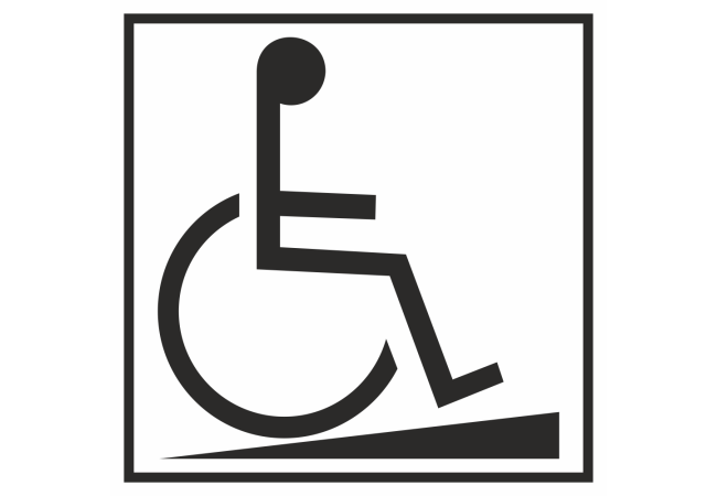 Autocollant Information Accès Handicapé