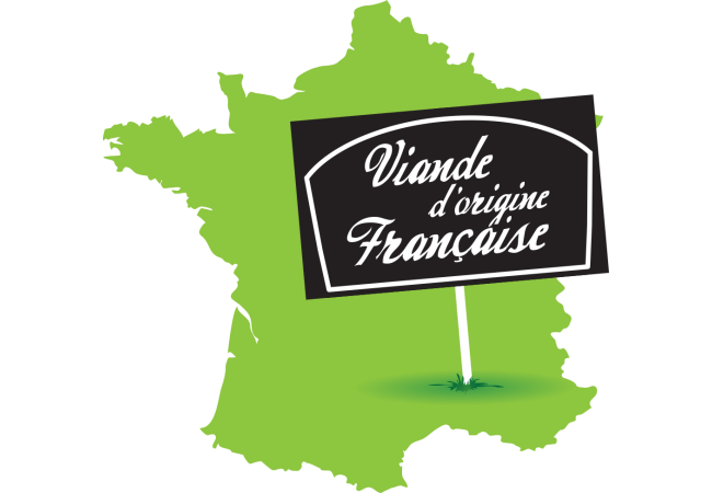 Autocollant Logo Viande D'origine Française