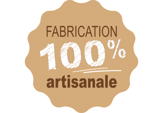 Autocollant Logo Fabrication 100% Artisanale