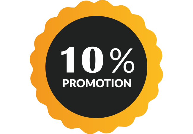 Autocollant Soldes 10% De Promotion