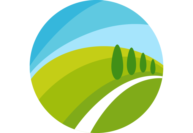 Autocollant Logo Nature Paysage 2