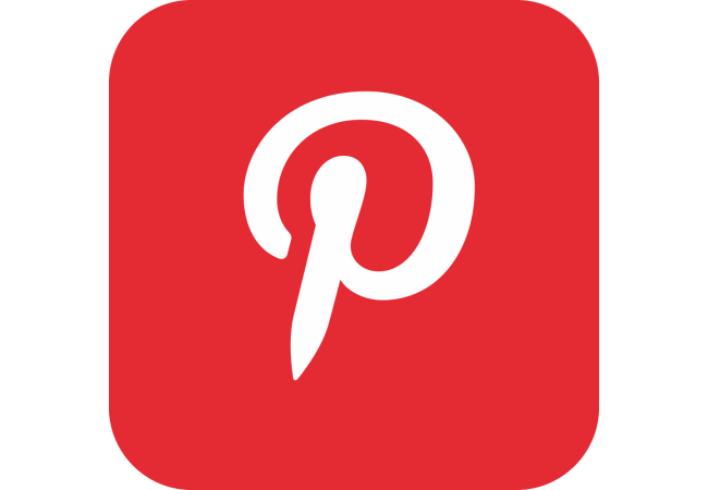 Autocollant Logo Réseau Social Pinterest