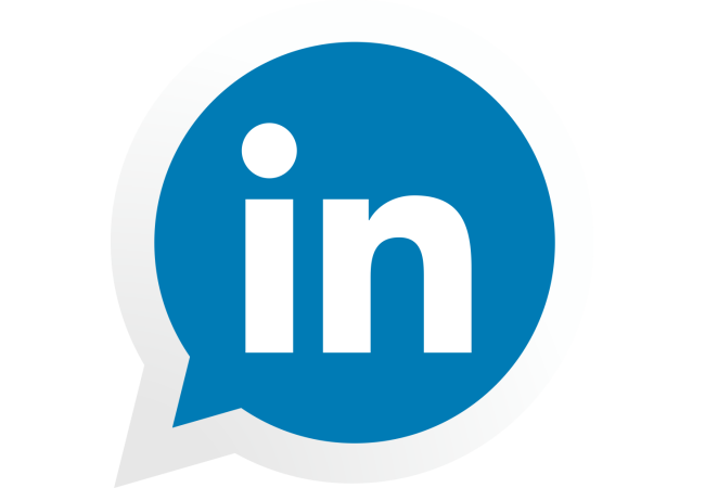 Autocollant Logo Réseau Social Linkedin