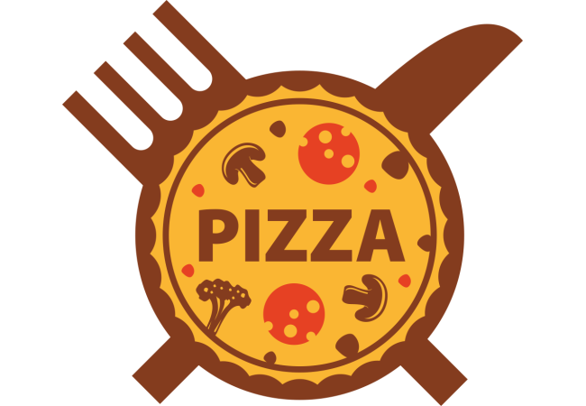 Autocollant Pizza Logo 2