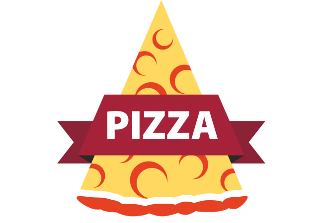 Autocollant Pizza Logo 3