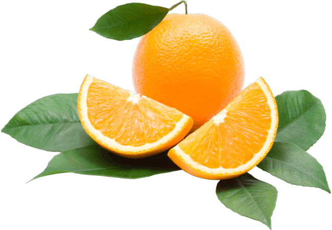 Autocollant Alimentation Fruit Orange