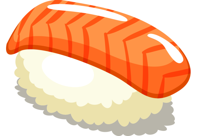 Autocollant Alimentation Japonais Sushi 3