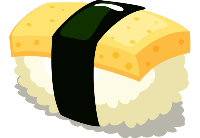 Autocollant Alimentation Japonais Sushi 4