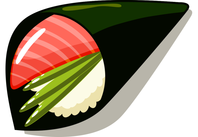 Autocollant Alimentation Japonais Sushi 9