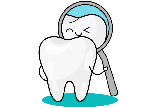 Autocollant Logo Dentiste Dent 3