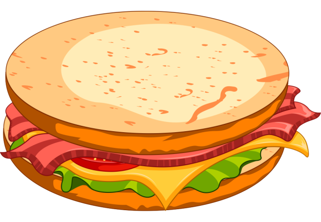 Autocollant Fast Food Hamburger 4