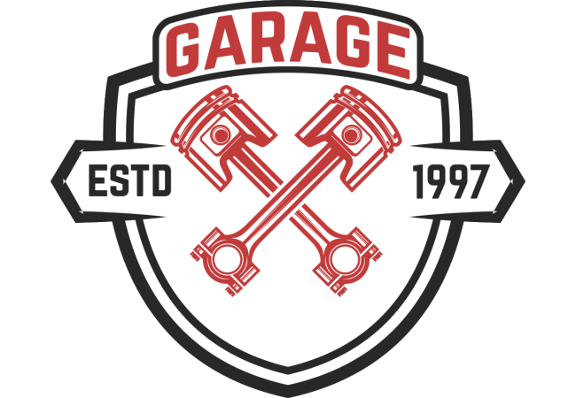 Autocollant Logo Garage Mécanicien 2