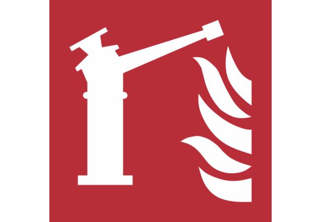 F015 - ISO 7010 - Panneau Moniteur d’incendie