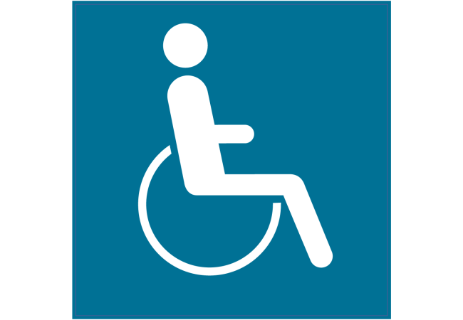 Autocollant Indication Autorisation Handicapés