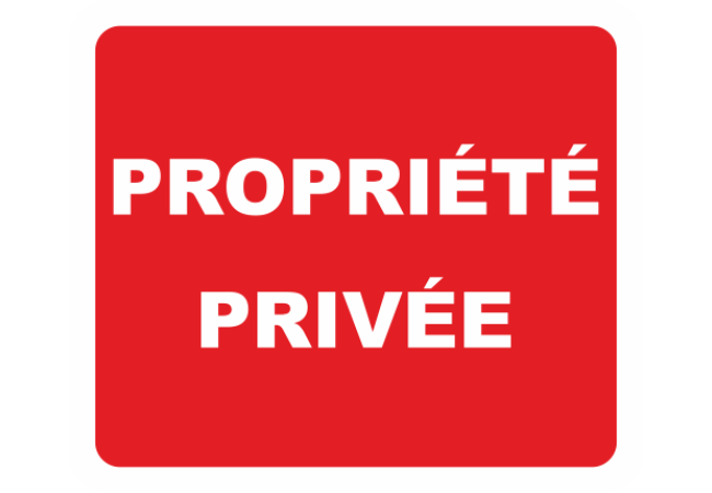 Sticker Propriété privée 2
