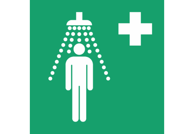 E012 - ISO 7010 - Panneau Douche de sécurité
