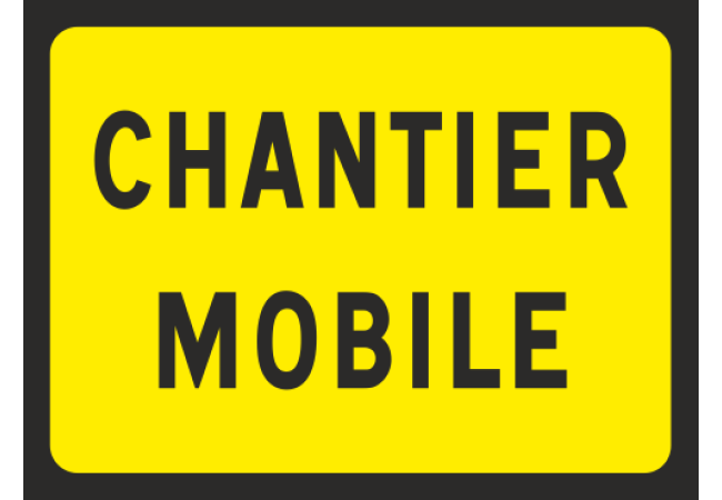Panneau Chantier mobile