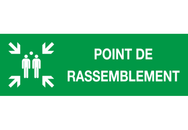 Panneau Point de rassemblement
