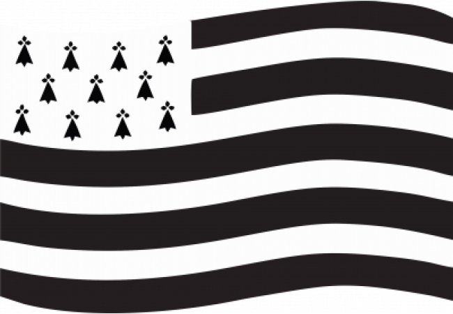 Autocollant Drapeau Bretagne 3
