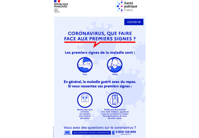 Autocollant Consignes COVID-19 2