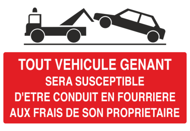 Panneau Fourrière