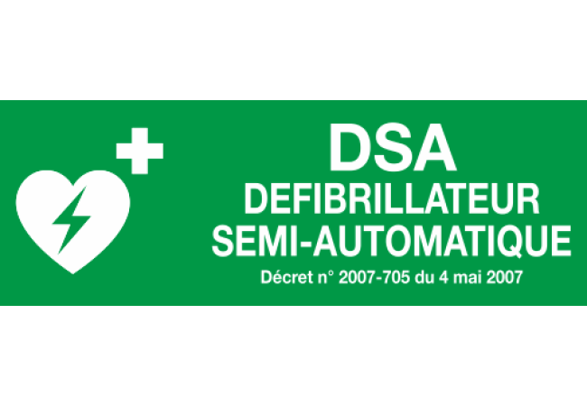 Panneau Defibrilateur DSA Defibrilateur Semi Automatique