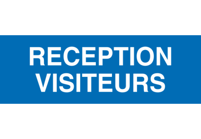 Panneau Réception visiteurs