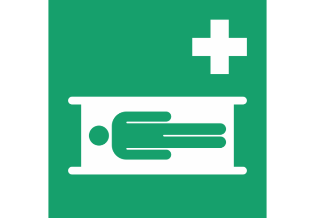 E013 - ISO 7010 - Panneau Civière