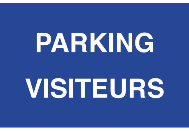 Panneau Parking visiteurs