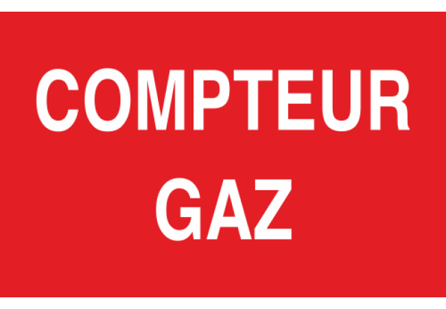 Panneau Compteur gaz