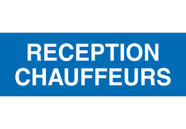 Panneau Réception chauffeurs