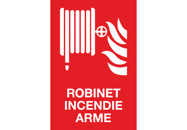 Panneau Robinet incendie armé vertical