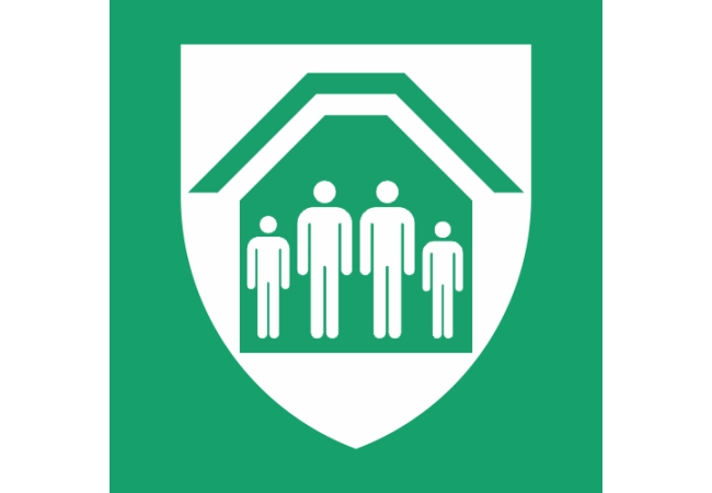 E021 - ISO 7010 - Panneau Abri de protection