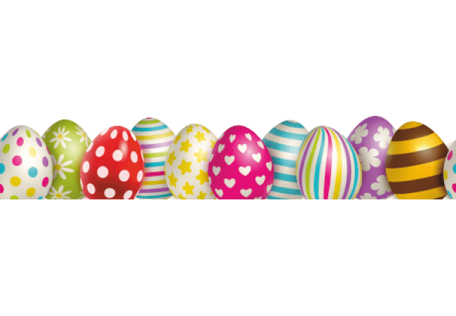 Sticker Vitrine Deco Paques Oeufs 3
