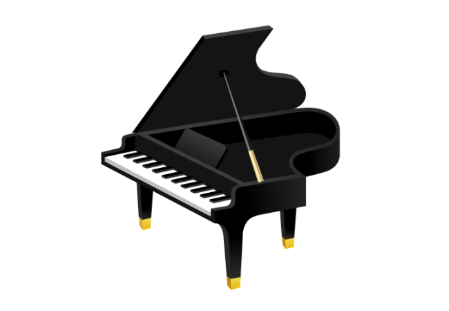 Sticker Musique Piano